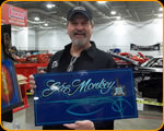 One of the legends of pinstriping Casey Kennell's auction piece.
