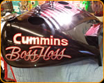 THE PAINT CHOP - Proffesional Pinstriping on this Cummins Powered Boss Hoss