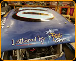 Drag Racing Hand Lettering by Casey Kennell
