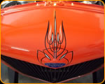 Custom Pinstriped Flames by Casey Kennell