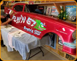ScottRods 57 Chevy Hand Lettered by Casey Kennell