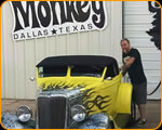 Brad Miller and his ZZ Top Tribute Car at the Gas Monkey Garage from the Discovery Channel's FAST N' LOUD.