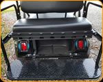 Custom Lettered and PinStriped Golf Cart by Casey Kennell