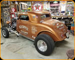 34' Ford 3 - Window
GASSER Custom Pinstriped and Lettered by Casey Kenell.
