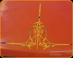 Pinstriping by the Master Casey Kennell at the  Paint Chop