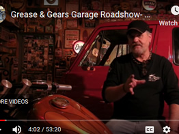 Casey Kennell featured on Grease & Gears Garage Roadshow- Episode 3