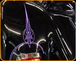 THE PAINT CHOP - Proffesional Pinstriping on this Custom Chopper