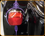 THE PAINT CHOP - Proffesional Pinstriping on this Custom Chopper