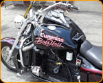 THE PAINT CHOP - Proffesional Pinstriping on this Cummins Powered Boss Hoss