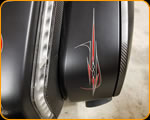 THE PAINT CHOP Casey Kennell pinstriped Moto Guzzi