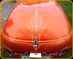 Master Pinstriper Casey Kennell pinstriped this Honda Gold Wing