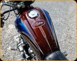 World Famous Pinstriper Casey Kennell painted and pinstriped this Honda CB 1000 Mrocycle