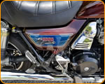 World Famous Pinstriper Casey Kennell painted and pinstriped this Honda CB 1000 Motorcycle