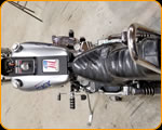 THE PAINT CHOP Casey Kennell pinstriped Moto Guzzi