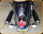 THE PAINT CHOP Casey Kennell pinstriped Moto Guzzi