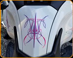 THE PAINT CHOP Casey Kennell pinstriped Can Am Spider 