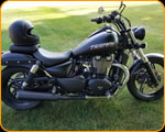 Casey Kennell pinstriped this Triumph
