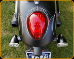 Casey Kennell pinstriped this Triumph