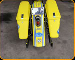 Casey Kennell painting and Lettering the 2019 Twisted Tea Bike. Cycle Source