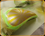 Casey Kennell painting the 2019 Twisted Tea Bike. Cycle Source