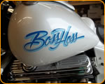 Hand Lettered and Pinstriped Boss Hoss by Casey Kennell