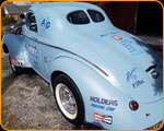 Hand Lettering by artist Casey Kennell - 1941 Willys Gasser