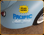 Hand Lettering by artist Casey Kennell - 1941 Willys Gasser