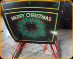 Photo of pinstriping by the famous Case Kennell