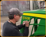 TRUCK LETTERING BY THE PAINT CHOP * Professional Pinstriper Casey Kennell Bootlegger Tractor Pull